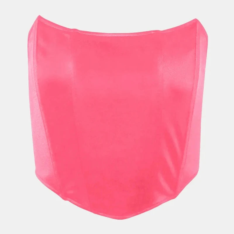 Sweetheart Neckline Cropped Corset